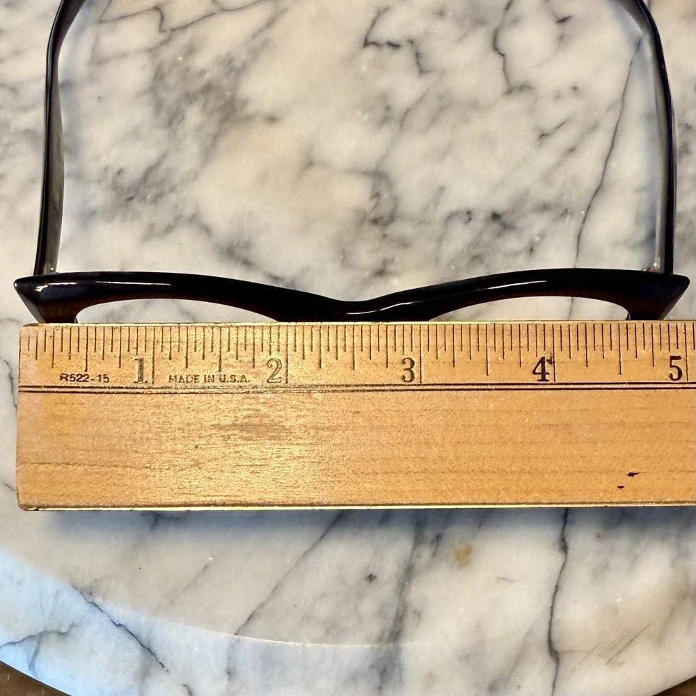 NEW 50s VTG American Optical MCM Cat Eye Women Eyeglass Frames Eye Glasses Brown